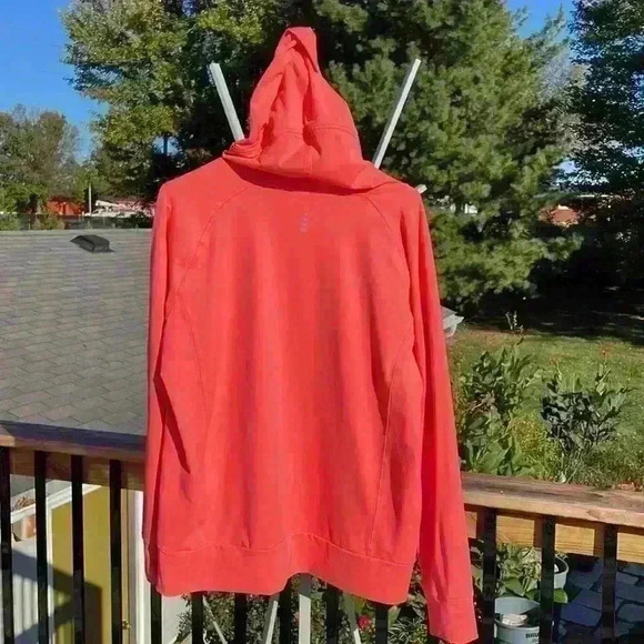 Lands End women’s active wear large pullover with cowl neck hooded pouch pocket - Picture 2 of 10